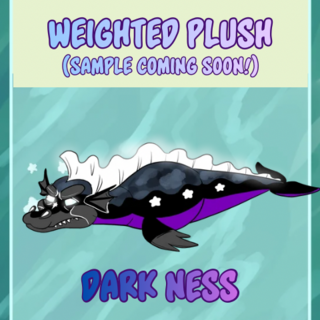 Dark Ness Weighted Plush