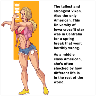 Vicious Vixen Trading Cards