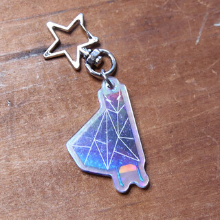 Starchild Holographic Keychain
