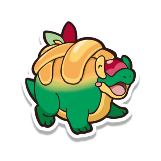 Apple pie dragon sticker