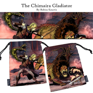 Extra Large "The Chimaira Gladiator" Dice Bag