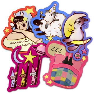 Sweet Dreams Matte Vinyl Sticker Set