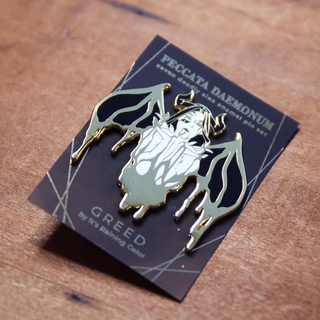 Greed Enamel Pin *B-Grade*