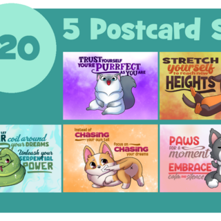 Exclusive 5 Postcard Set