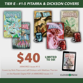 Armored #1-5 Pitarra & Dickson Covers