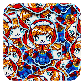Anna Vinyl Glossy Sticker