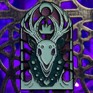 Lord of winter enamel pin