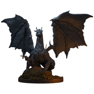 Lead Dragon Miniature (Print + Paint)