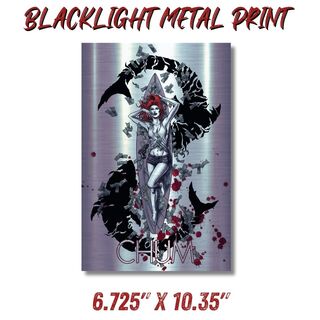 CHUM Blacklight Metal Print