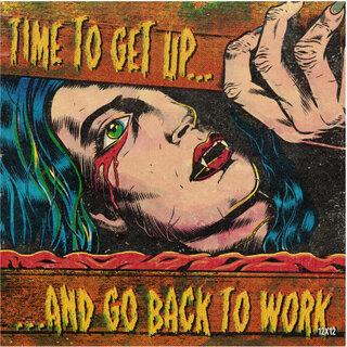 Hard Working Vampire Art Print