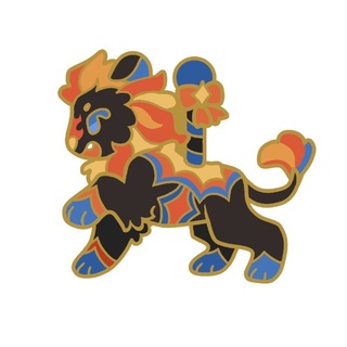 Blazing Lion Pin