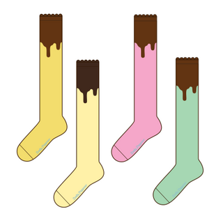 Pudding Over Knee Socks