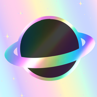 Rainbow Anodized Planet Pin