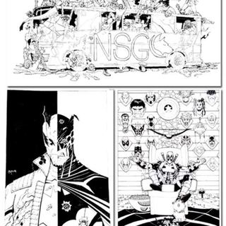 Joe Mulvey Monster Commission (11x17 Original by Joe Mulvey)