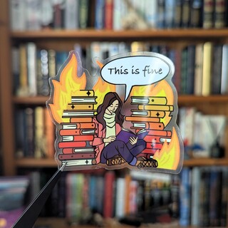 This is fine sticker