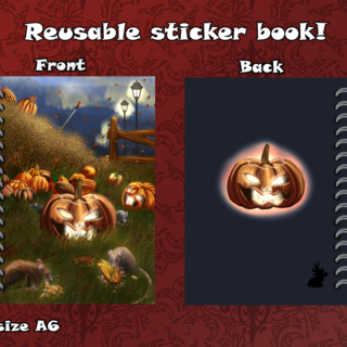 Spooky sticker book!