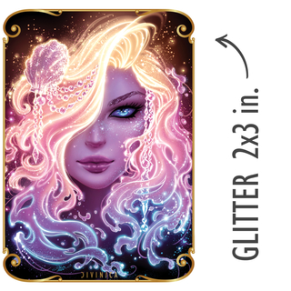 Glitter Sticker: Veiled Aphrodite Nightglow - 3 Inch