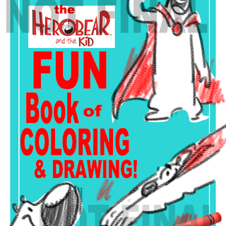 Herobear and the kid COLORING BOOK