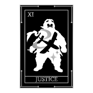 Justice XI Tarot Pin