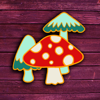 Mushrooms Pin