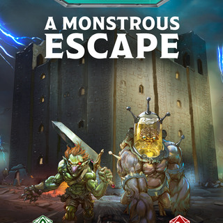 A Monstrous Escape Print