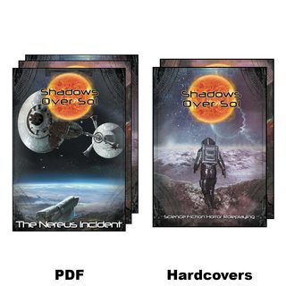 Shadows Over Sol (Hardcovers) and Game Line (PDF)