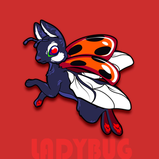 Ladybug Wabbit Pin