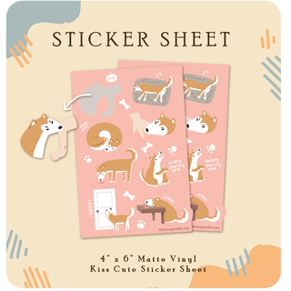 Doggy Sticker Sheet