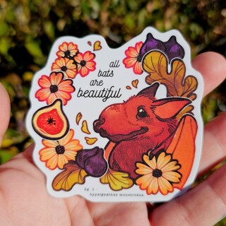 BATPACKS - All Bats Are Beautiful Sticker
