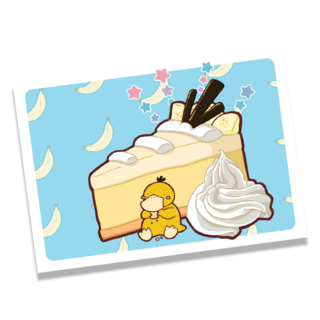 Banana cheesecake platypus mini print