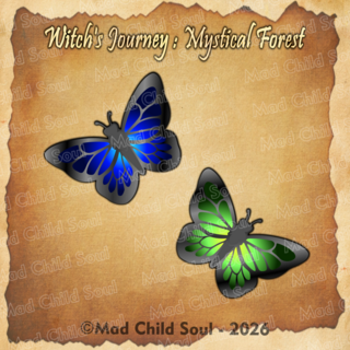 Mini Pin - Night Butterflies