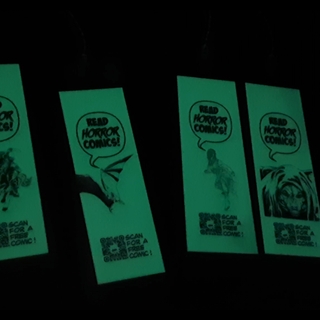 Set  of Glow in the Dark  Bookmarks