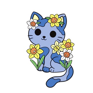 Daffodil Kitty Pin