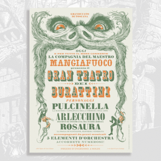 Mangiafuoco's Silkscreened Poster