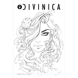 Divinica 1: Veiled Aphrodite Lineart Edition