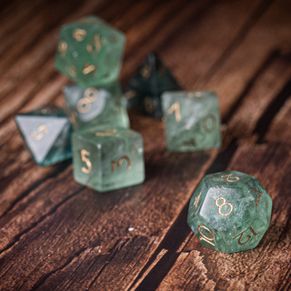 Jade - Gemstone Dice