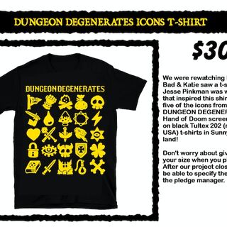 DD Icons t-shirt