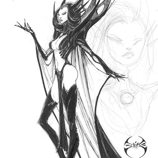 Limited Edition Siria: Underworld Pimp Hustla #1 Joe Benitez Character Design Cover