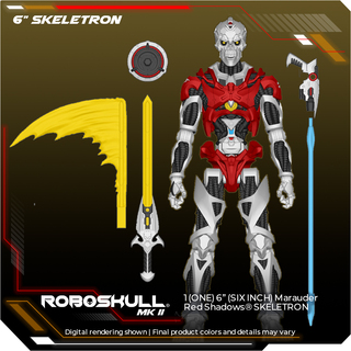 6" Marauder SKELETRON figure