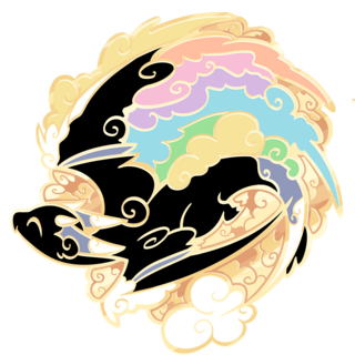 Sky - Black Rainbow Dragon