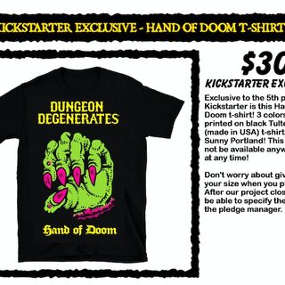 DD Hand of Doom t-shirt