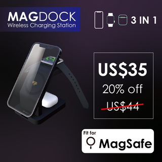 MagDock Magsafe 3in1 wireless station