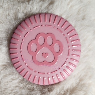 Paw Cookie Button Badge - Strawberry