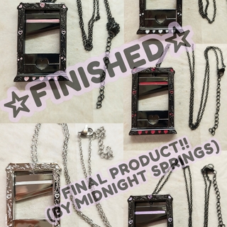Guillotine necklace - set of 3