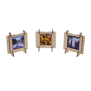 Jollylook SQUARE Photo Frame (Natural Wood)