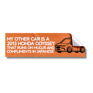 🏷️ Honda Odyssey Bumper Sticker 🏷️