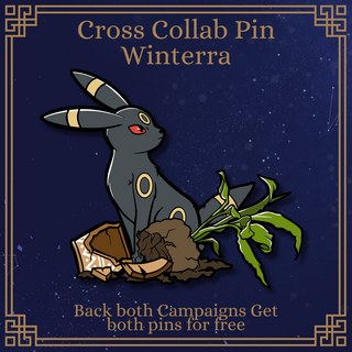 Umbreon Plant Enamel Pin