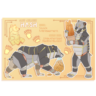 Hash Character Sticker Sheet