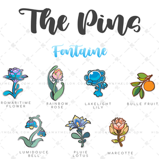 Full Set Fontaine Pins