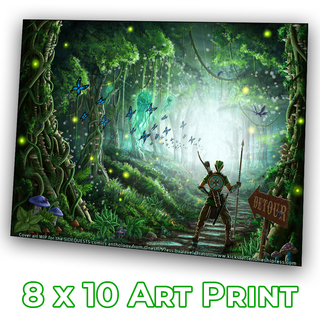 8x10 "Sidequests Cover" Art Print